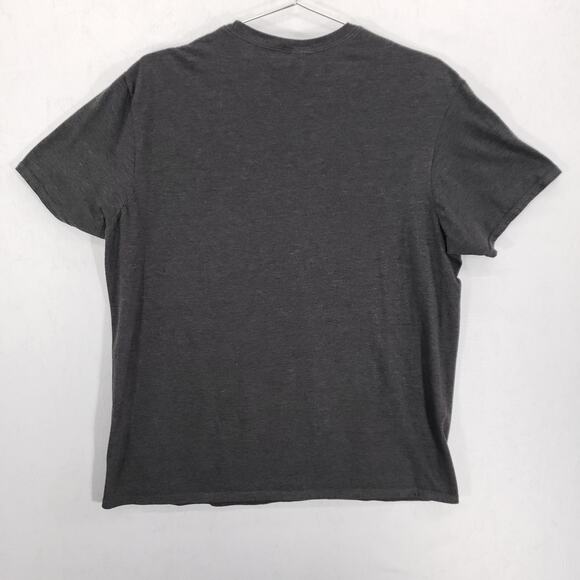 Daytona Beach T Shirt Mens Large Gray Florida Striped Color Graphic Crew Neck - Picture 4 of 5